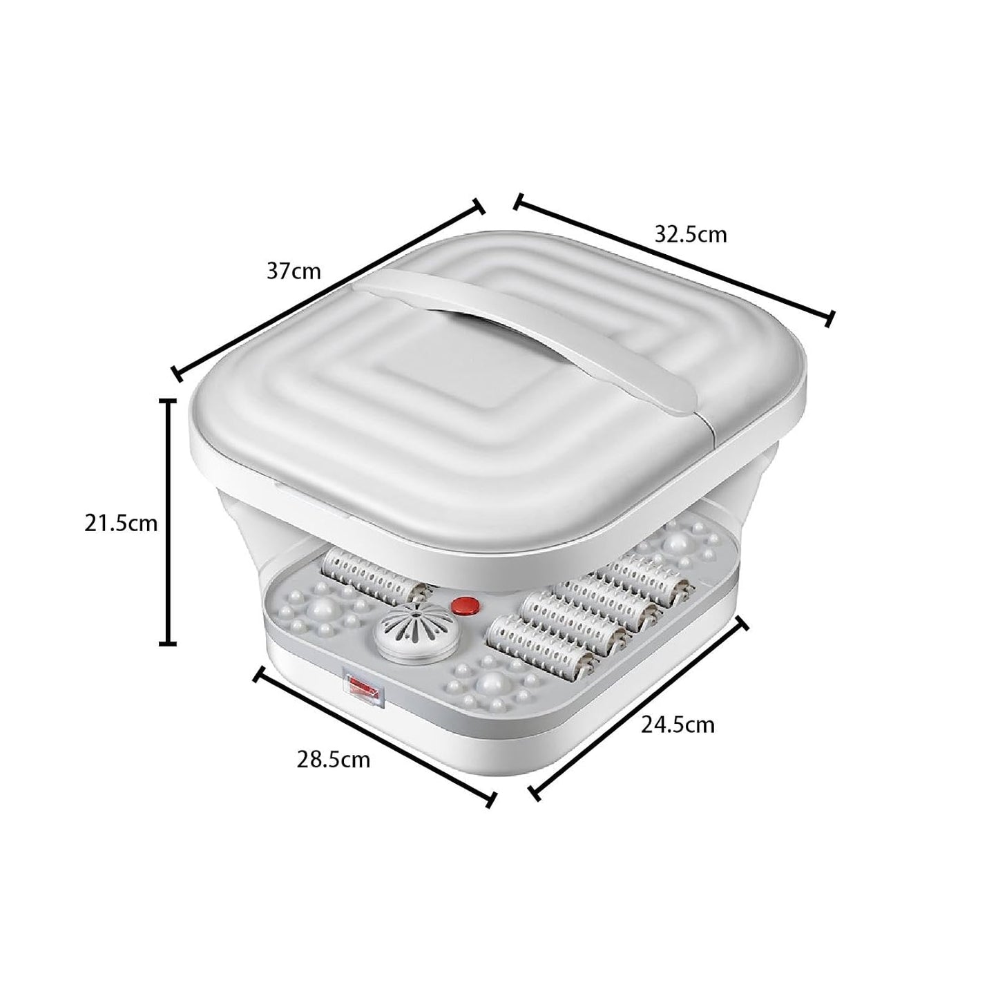Collapsible Foot SPA Bath Massager Basin Mask Queen Nepal