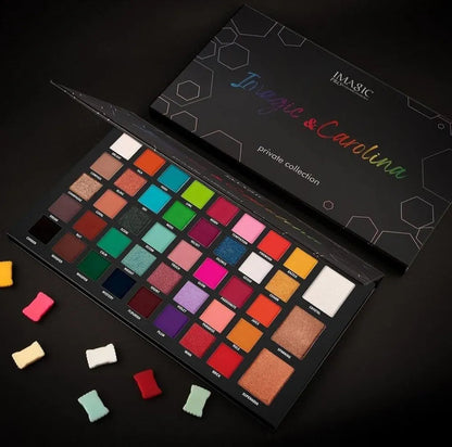 IMAGIC Professional Cosmetic Carolina 43 Colors Eyeshadow Palette