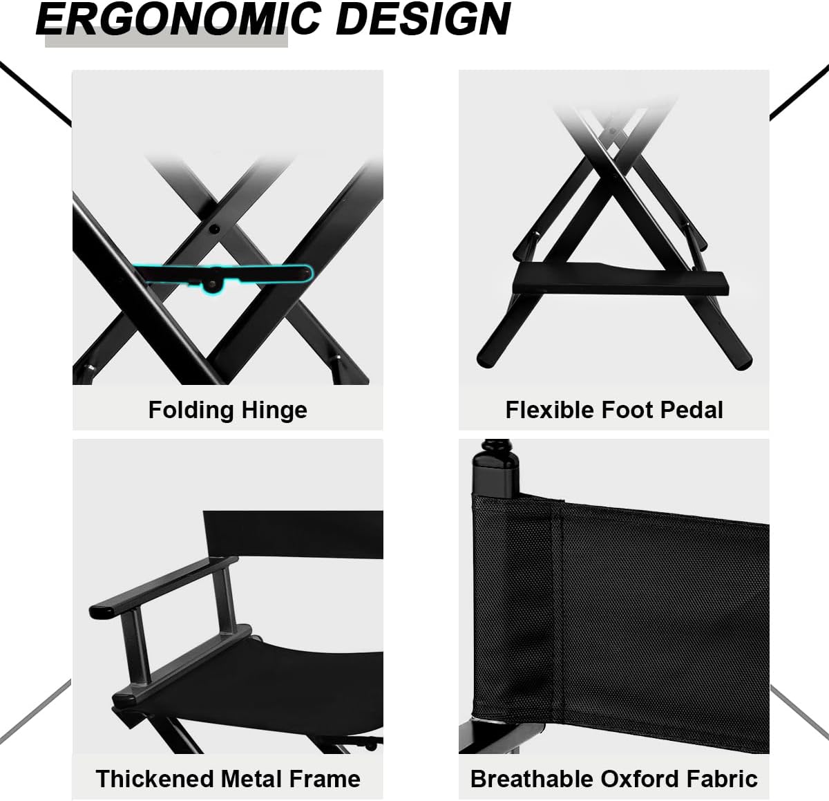 Folding Makeup Artist Directors Chair Easy Beauty Nepal