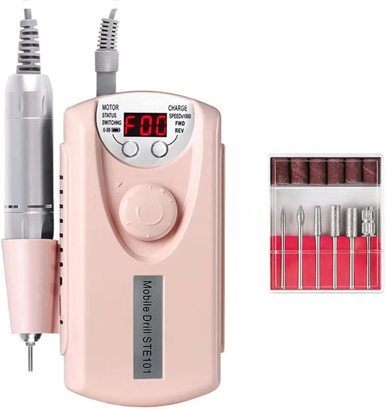 101 Portable Nail Drill Machine Rechargeable Electric Nail Drill For Nail Mask Queen Nepal