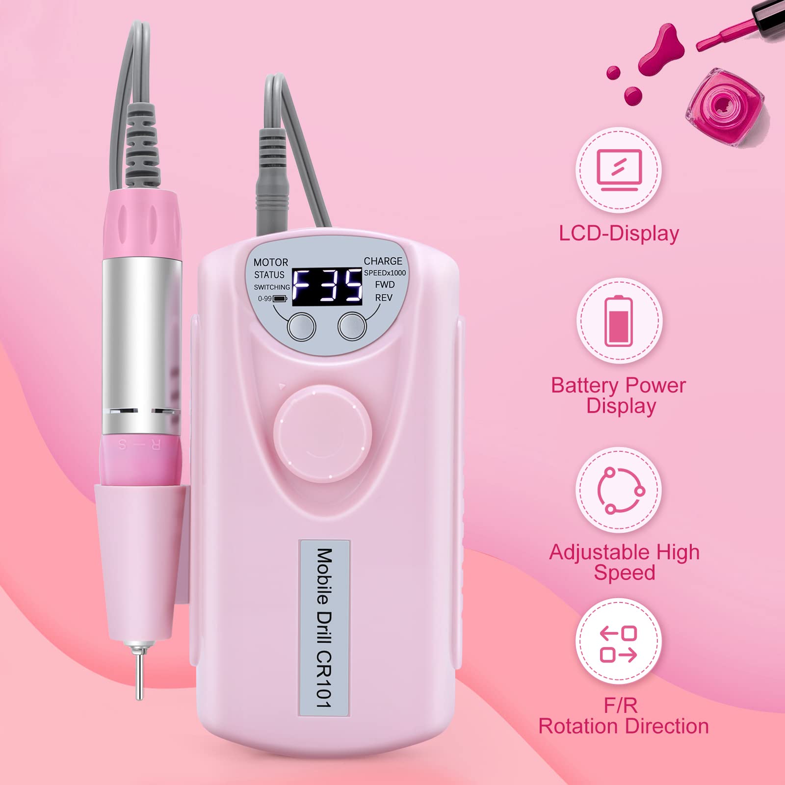 101 Nail Drill Machine Mask Queen Nepal