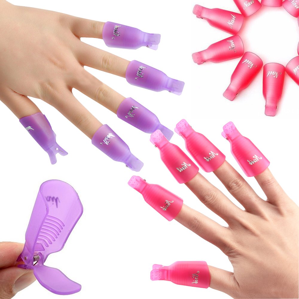 Reusable Keeper Nail Cap Clips Polish Remover Wrap Mask Queen Nepal
