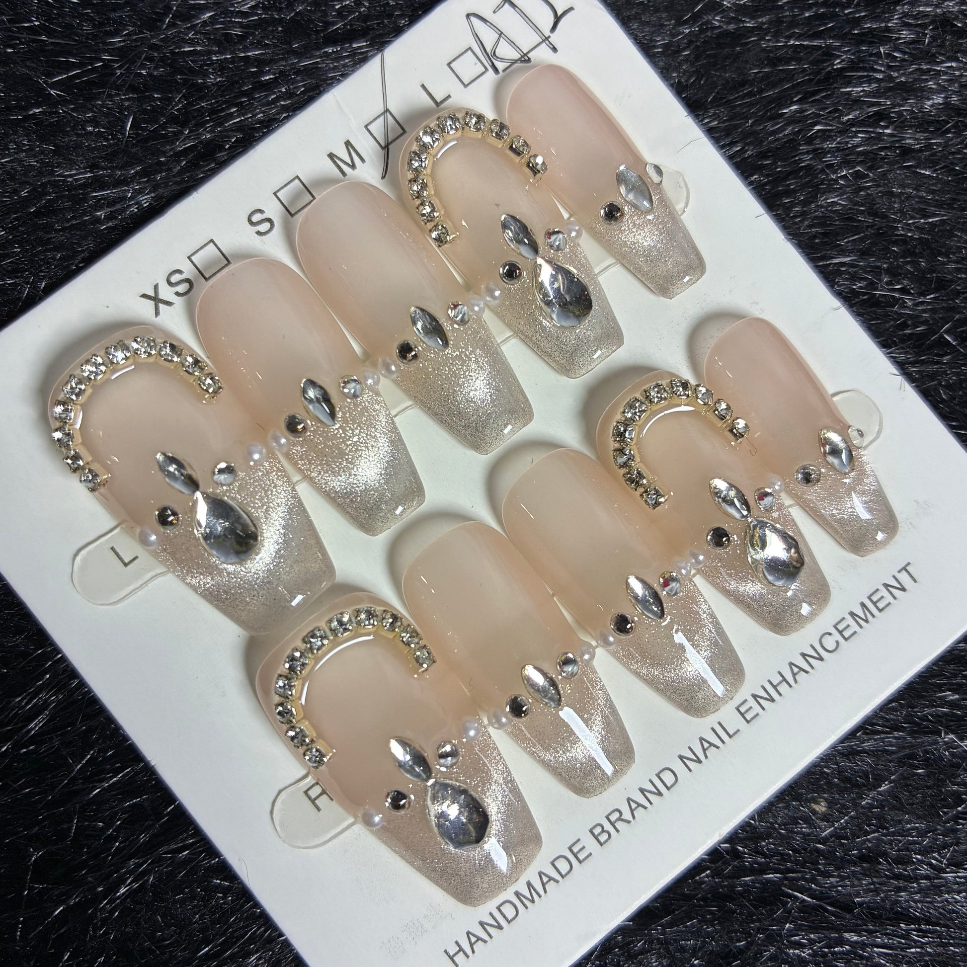Press On Nails 10Pcs Code-L (060+) Easy Beauty Nepal