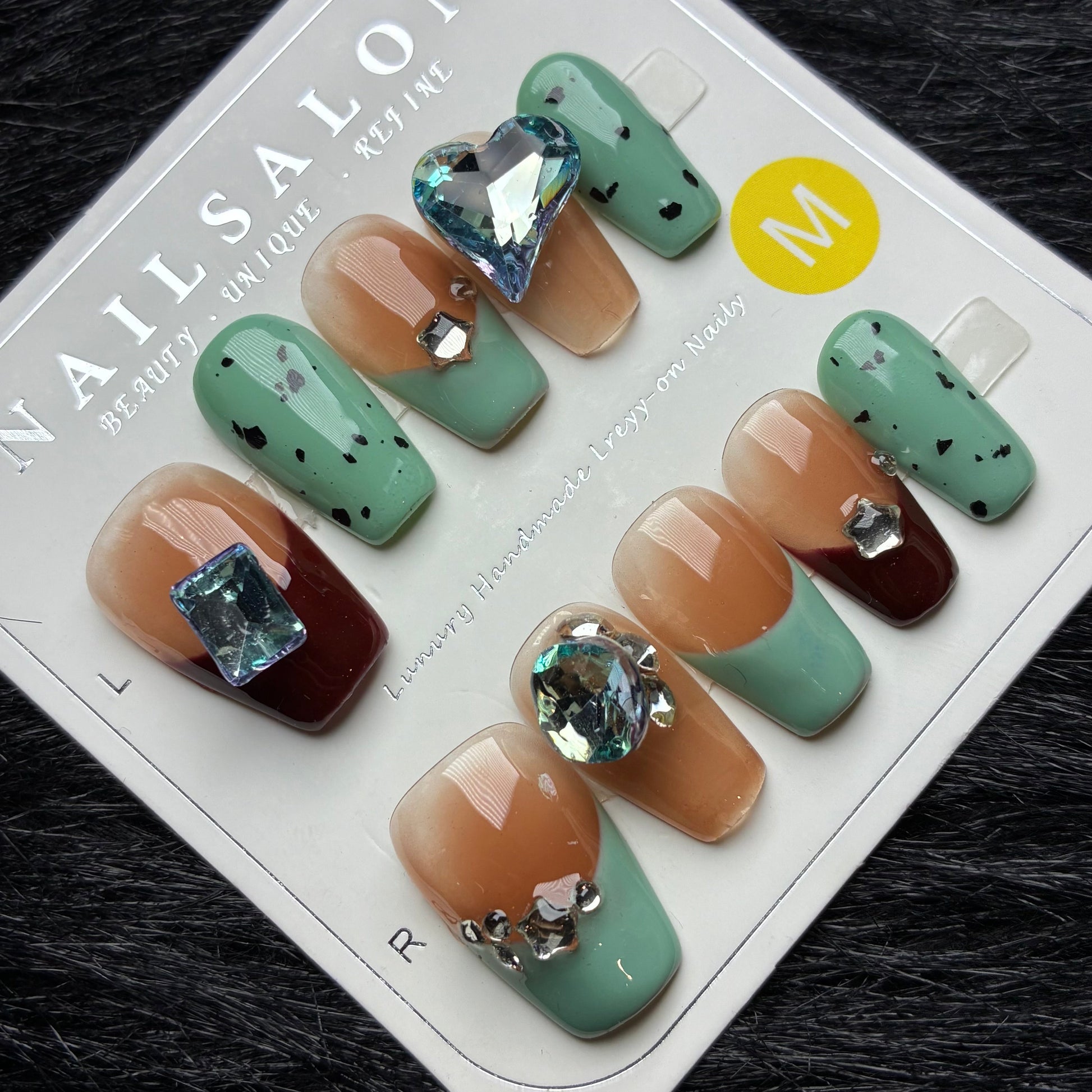 Press On Nails 10Pcs Code-Number (2000+) Easy Beauty Nepal