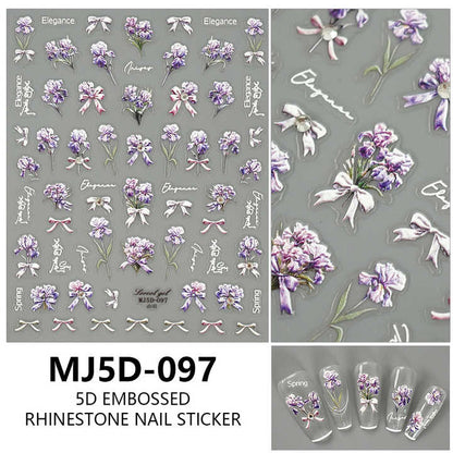 MOSR Nail Art Flower DIY Sticker For Nails Mask Queen Nepal