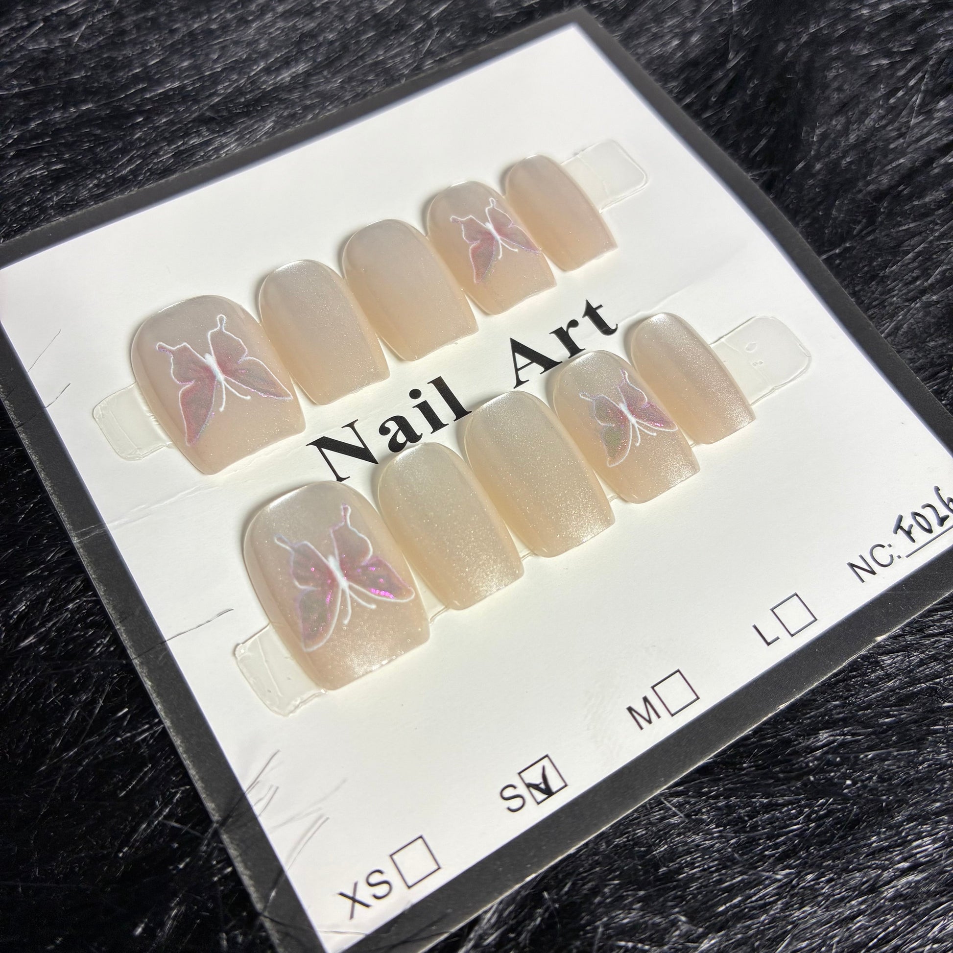 Press On Nails 10Pcs Code-F (000+) Easy Beauty Nepal