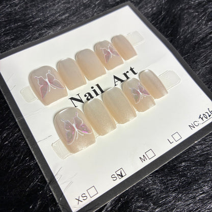 Press On Nails 10Pcs Code-F (000+) Easy Beauty Nepal