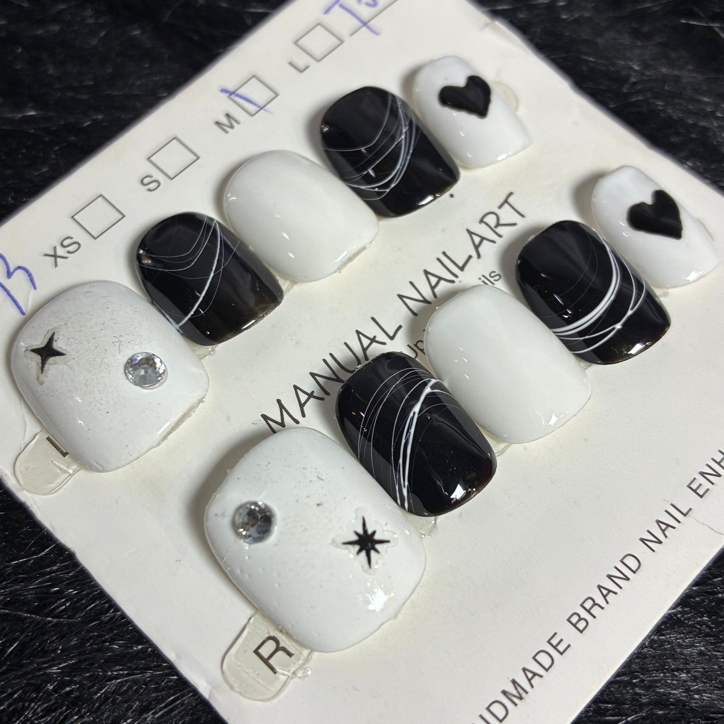 Press On Nails 10Pcs Code-C Easy Beauty Nepal