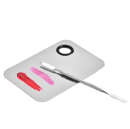 MQ Professional Stainless Steel Makeup Colour Mixing Palette Mask Queen Nepal