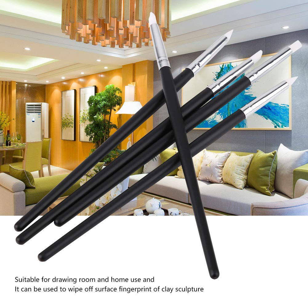 Generic 5Pcs Flexible Silicone Brush Nail Tools For 3D Gel Set Mask Queen Nepal