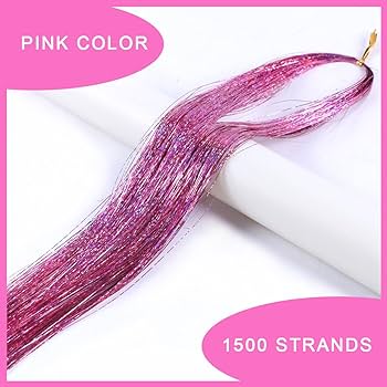 Glitter Fiber Hair Tinsel Thin Hair Extensions Mask Queen Nepal