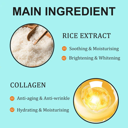 Kormesic Rice Face Sheet Mask Moisturizing Nourishing & Brightening Easy Beauty Nepal