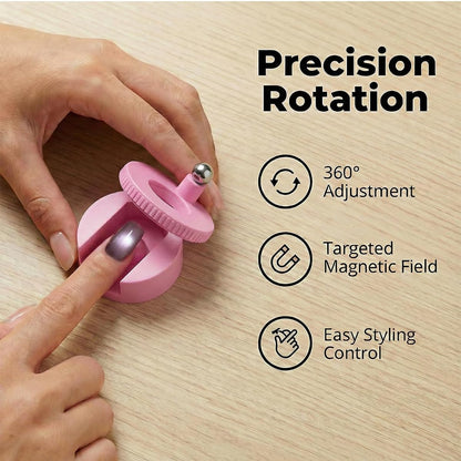 Rotating Magnet Precision Tool for Cat Eye Nail Polish Mask Queen Nepal