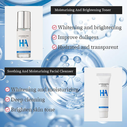 Hyaluronic Acid HA Moisturizing & Hydrating Skin Care 4pcs Set Easy Beauty Nepal