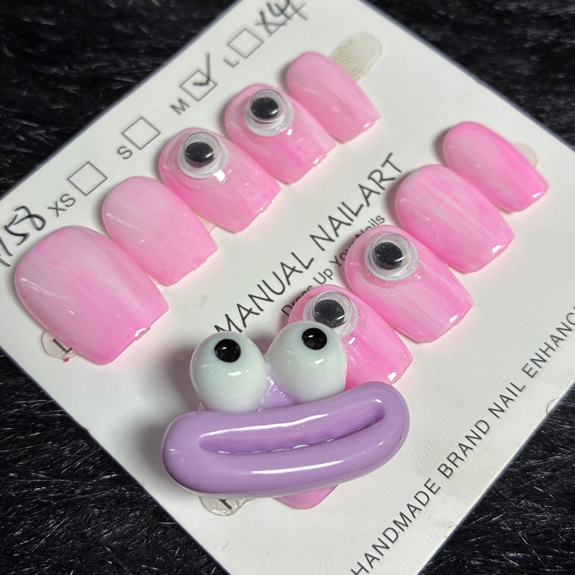 Press On Nails 10Pcs Code-S Easy Beauty Nepal