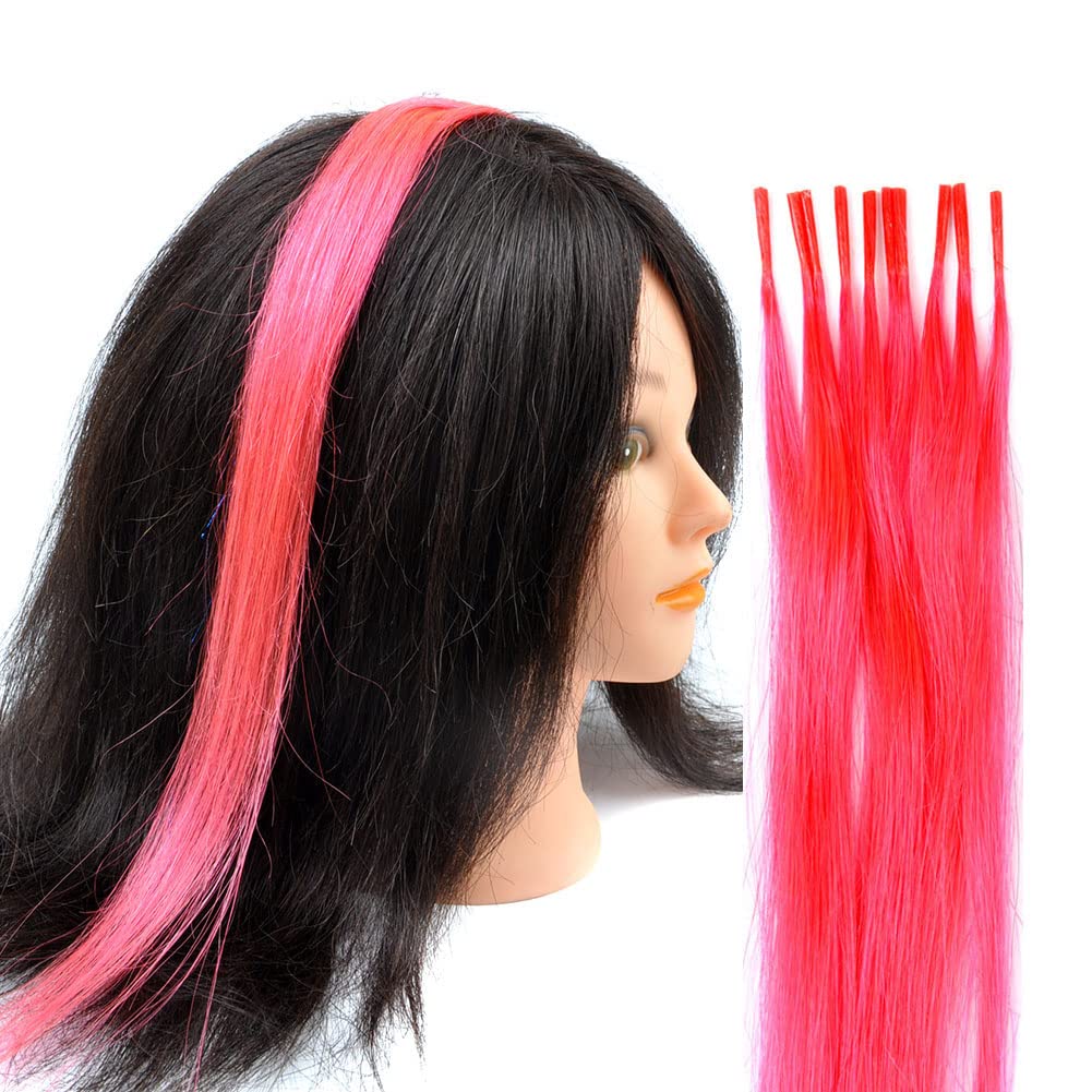 10 Strands Colored Highlights Hair Extensions Mask Queen Nepal