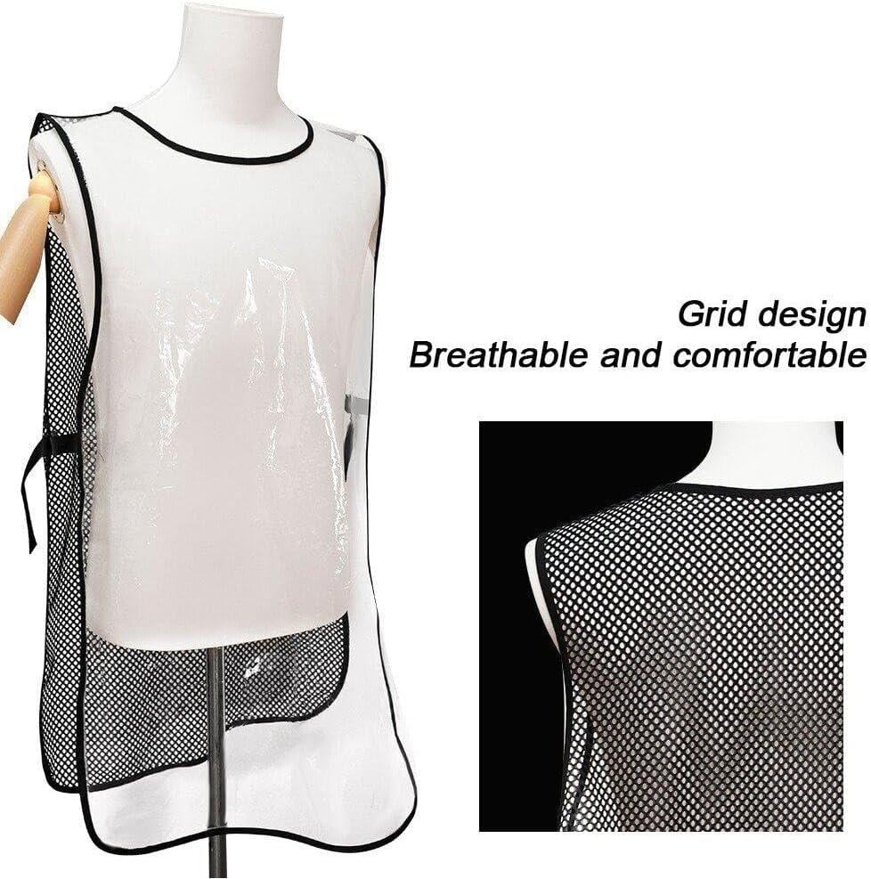 Transaparent Hairdressing Apron For Salon Mask Queen Nepal