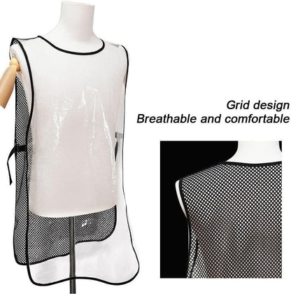 Transaparent Hairdressing Apron For Salon Mask Queen Nepal