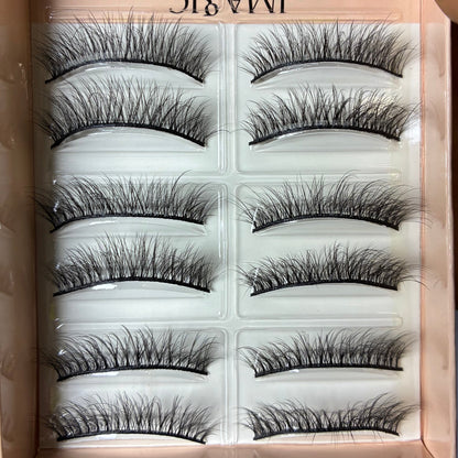 IMAGIC Professional Cosmetics Handmade 3D False Eyelashes Kit Easy Beauty Nepal