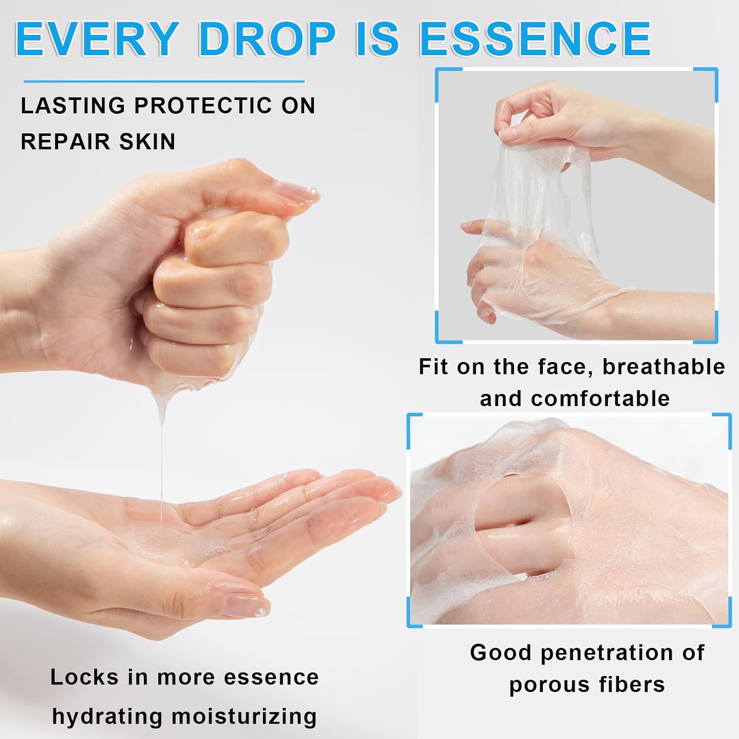 KORMESIC Hydrating Face Sheet Mask Moisturizing & Repairing Facial Mask Easy Beauty Nepal