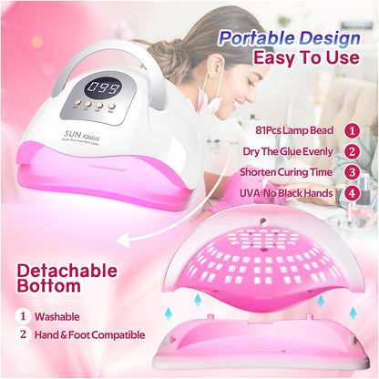 Sun X26 MAX LED Nail UV Lamp Mask Queen Nepal