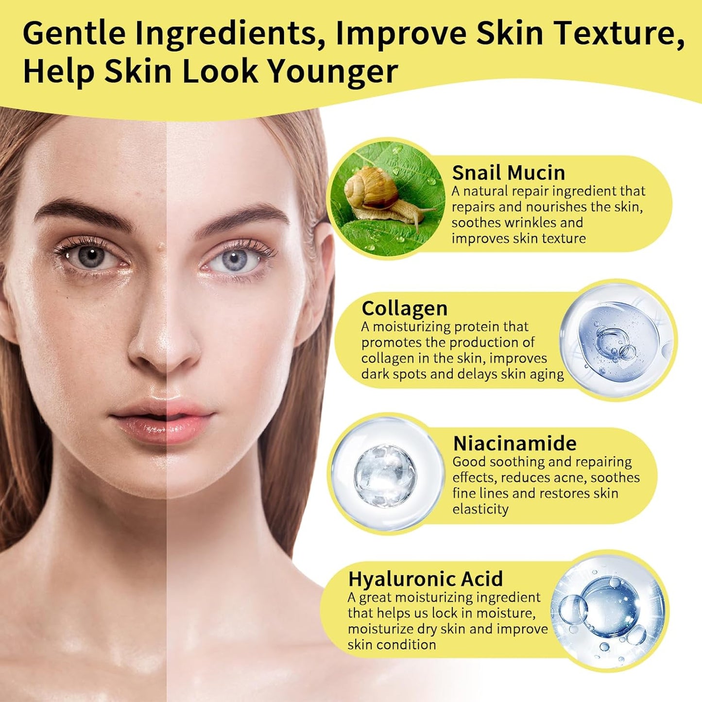 KORMESIC Anti-Aging Hydrating & Moisturizing Snail Repair Set Easy Beauty Nepal