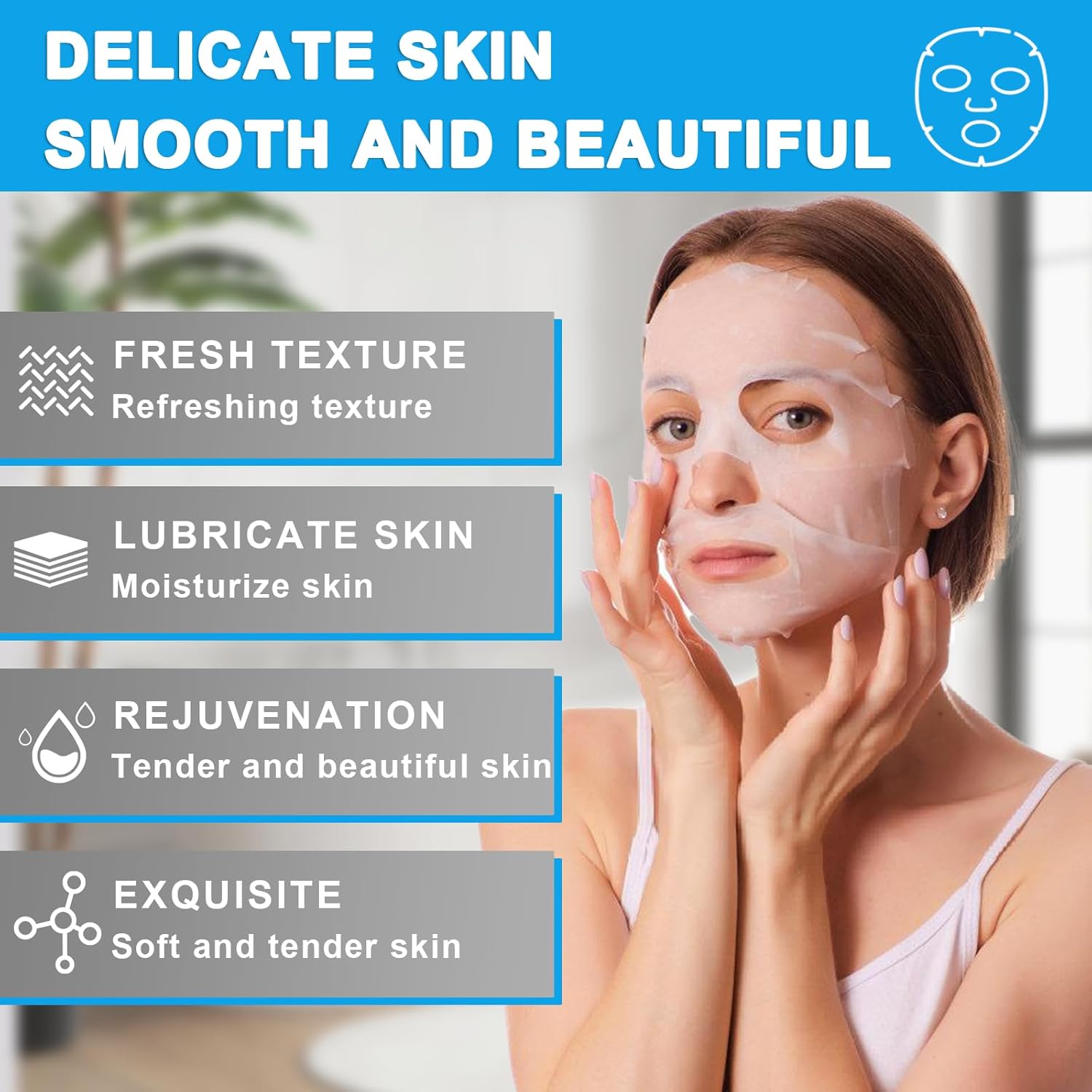 KORMESIC Hydrating Face Sheet Mask Moisturizing & Repairing Facial Mask Easy Beauty Nepal