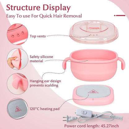 3 in 1 Portable Small Silicone Wax Heater Warmer Mask Queen Nepal