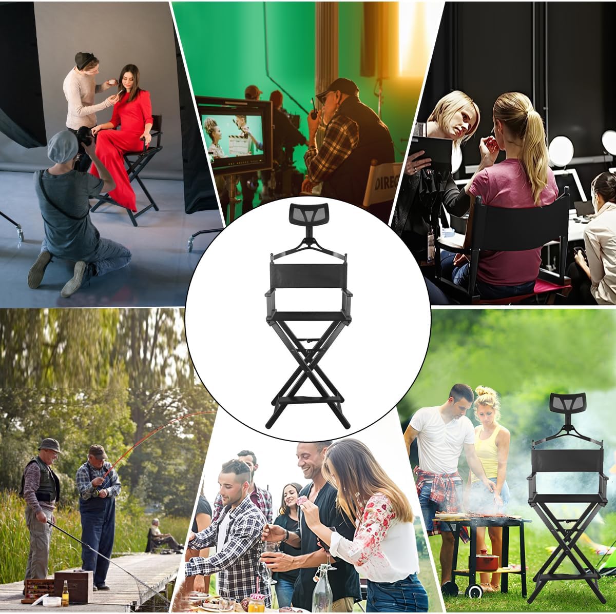 Folding Makeup Artist Directors Chair Easy Beauty Nepal