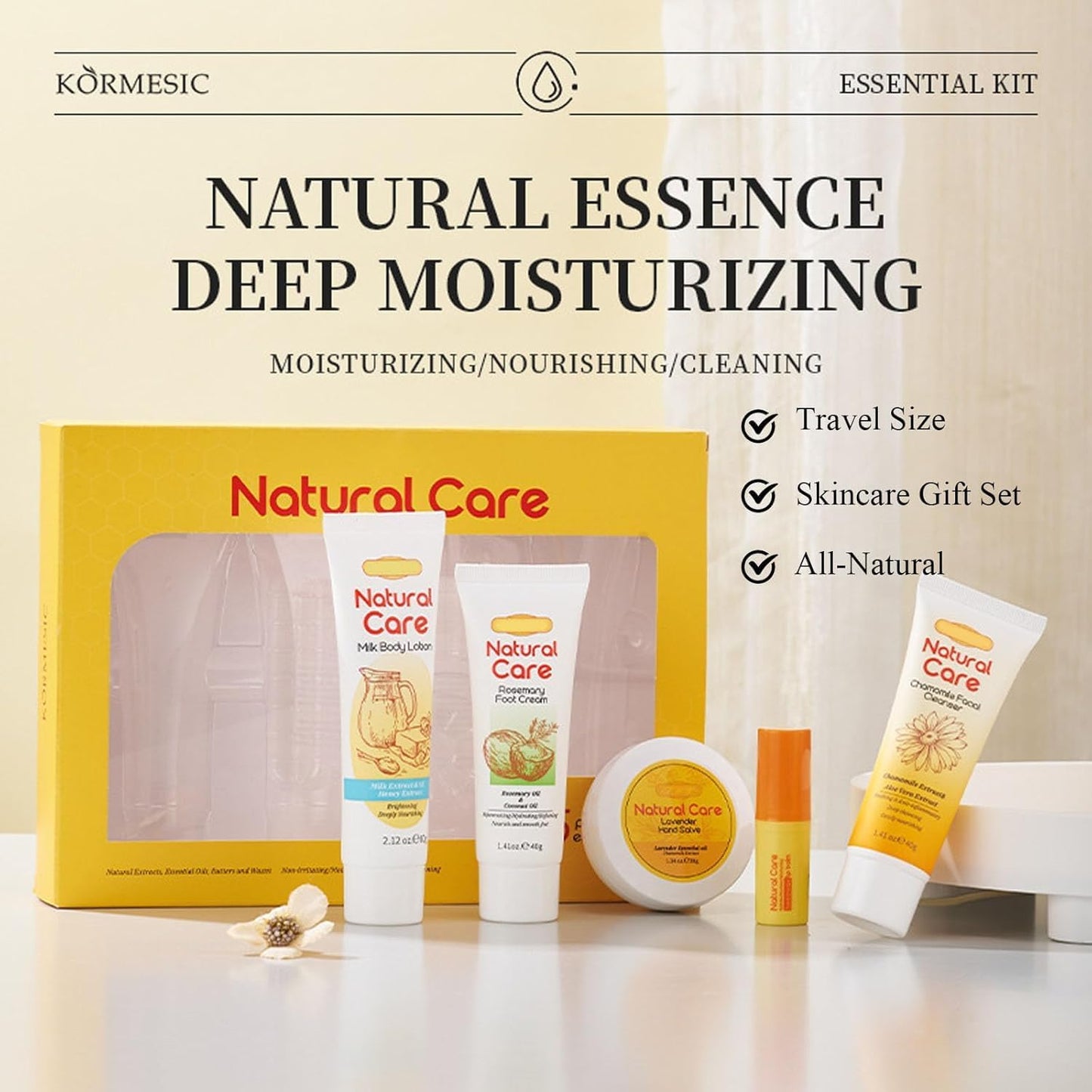 Natural Care Hydrating Plant Extract Skin Care 5pcs Set Easy Beauty Nepal