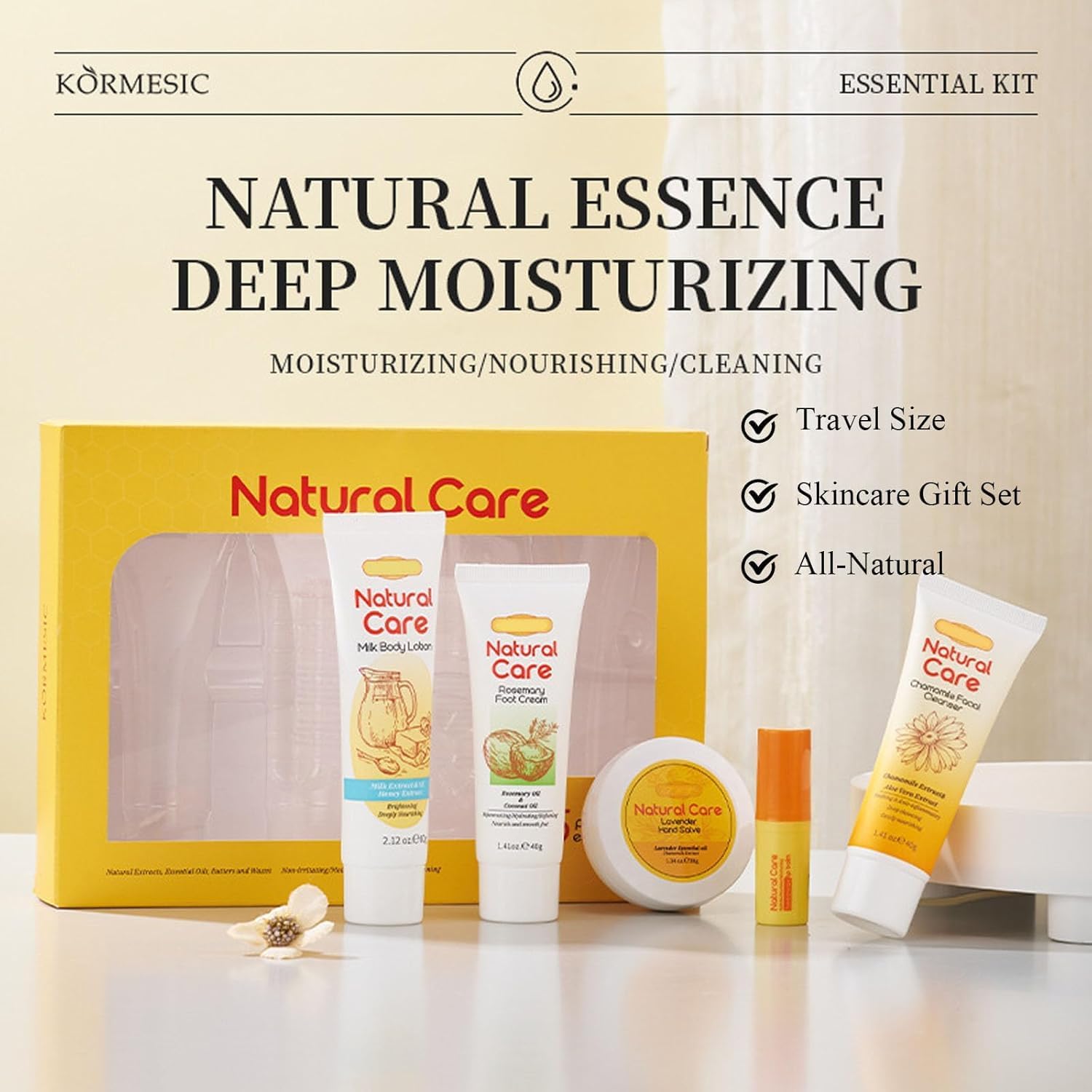 Natural Care Hydrating Plant Extract Skin Care 5pcs Set Easy Beauty Nepal