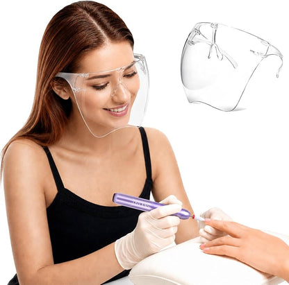 Lightweight Full Coverage Safety Mask Clear Face Shield Mask Queen Nepal