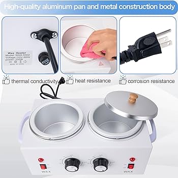 Professional Double Wax Warmer Machine For Hair Removal Mask Queen Nepal