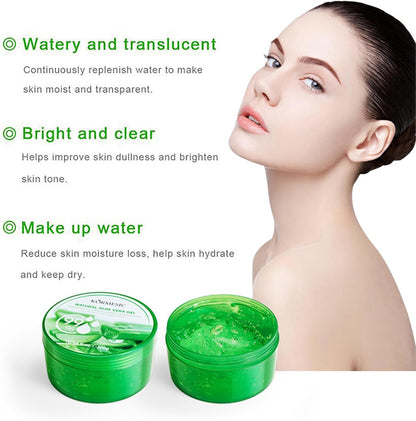 KORMESIC 99% Aloe Vera Gel 300g Organic Moisturizing Cream Easy Beauty Nepal