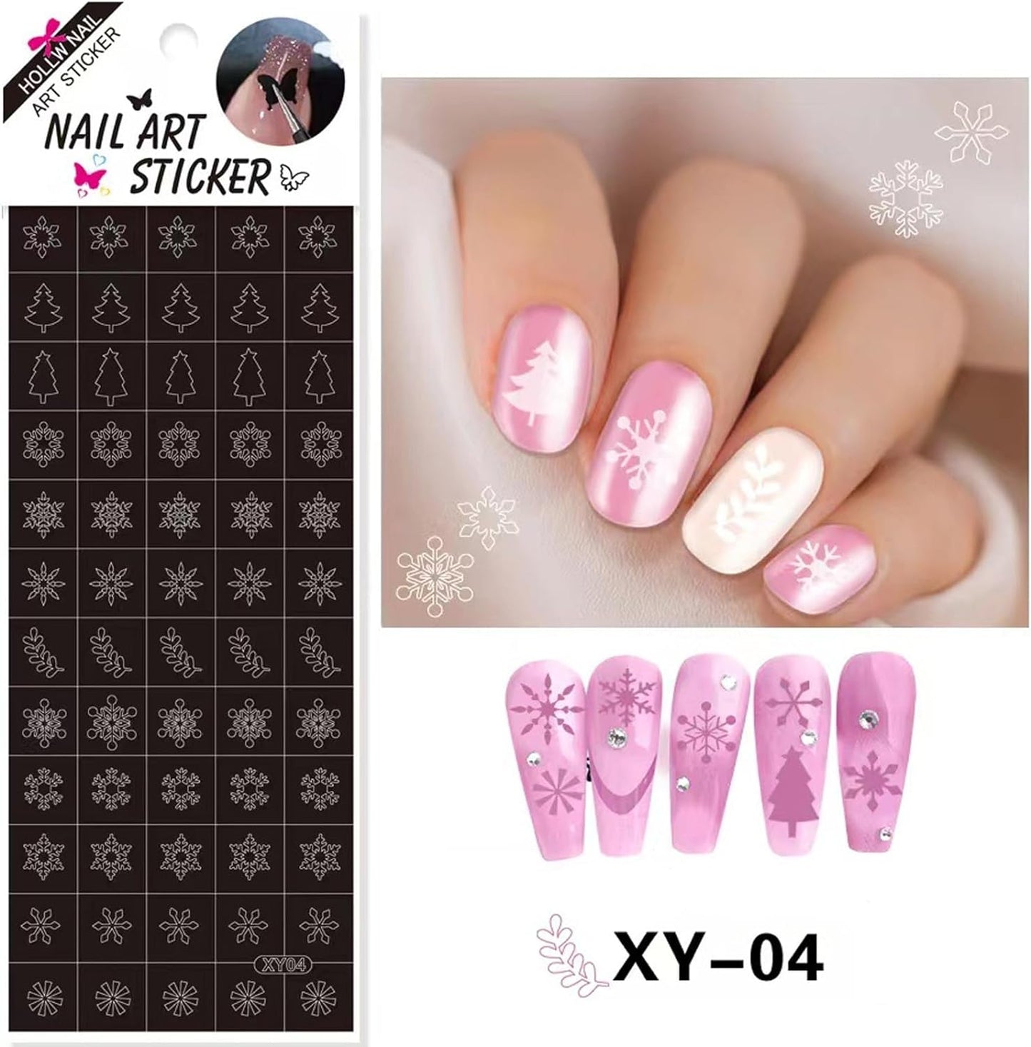 XY Code Nail Art Sticker Mask Queen Nepal