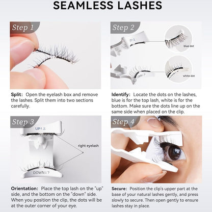 Magnetic Eyelashes & Applicator Set M-08 Easy Beauty Nepal