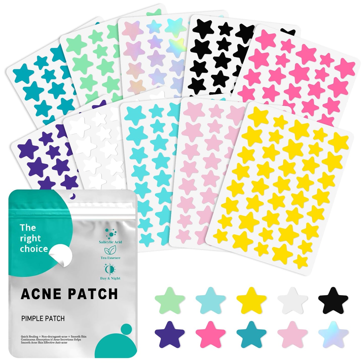 Star Shaped Pimple Patch (200 Counts) Easy Beauty Nepal