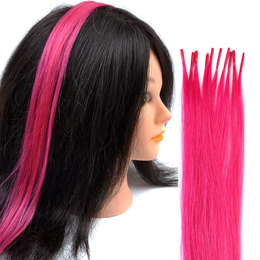 10 Strands Colored Highlights Hair Extensions Mask Queen Nepal