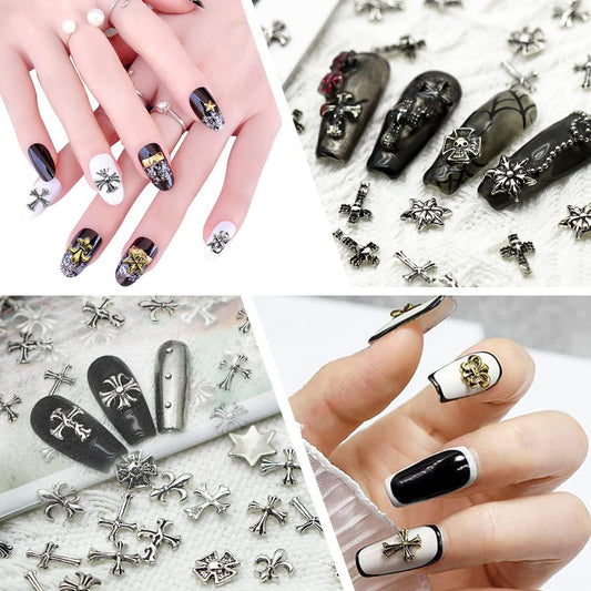 Mixed 25pcs Retro Metal Charms Nail Art Accessories Mask Queen Nepal