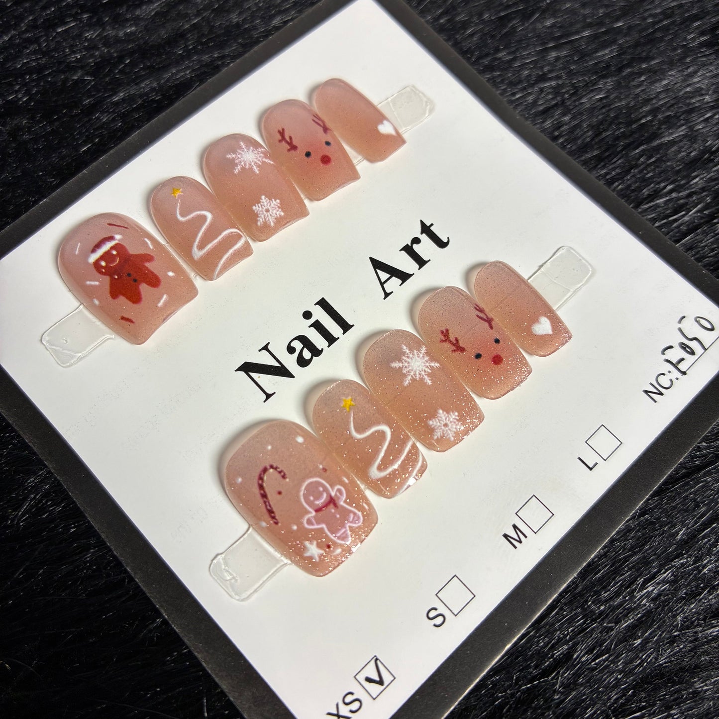 Press On Nails 10Pcs Code-F (000+) Easy Beauty Nepal