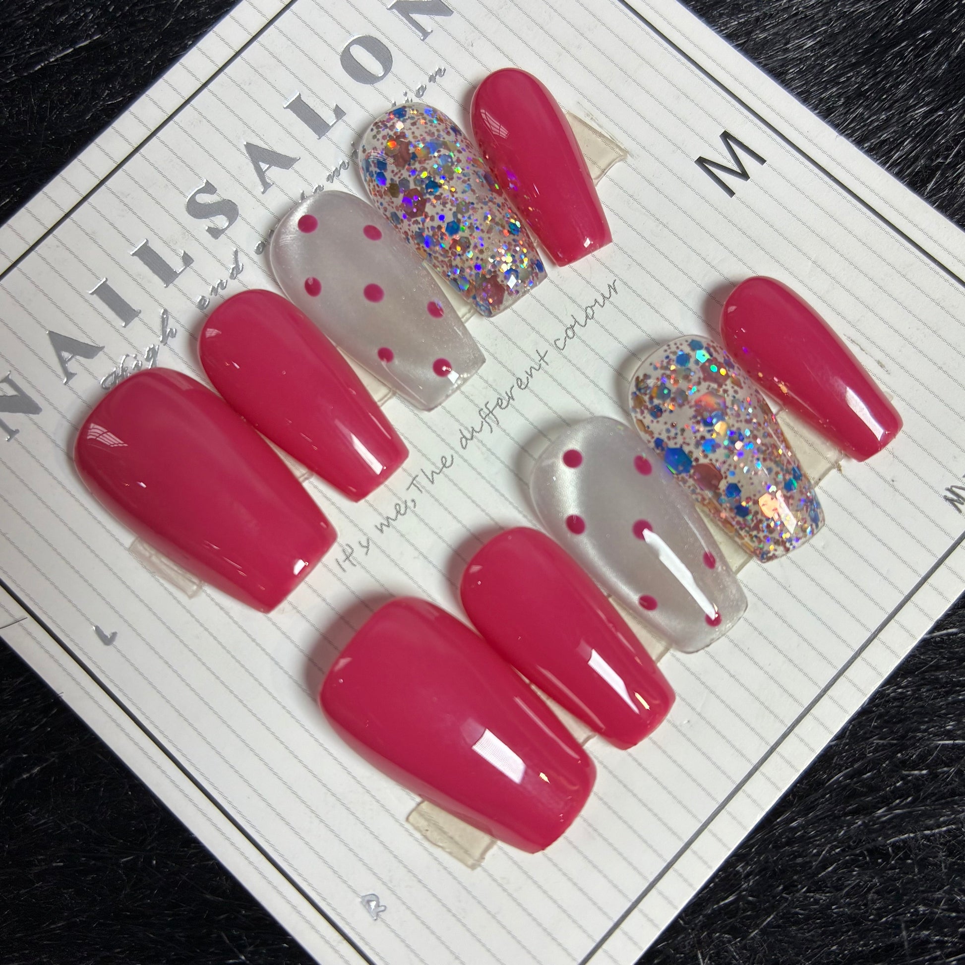 Press On Nails 10Pcs Code-Number (000+) Easy Beauty Nepal