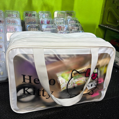 Hello Kitty Large Translucent Makeup Travel Bag Mask Queen Nepal
