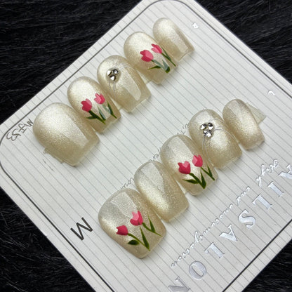 Press On Nails 10Pcs Code-Number (2000+) Easy Beauty Nepal