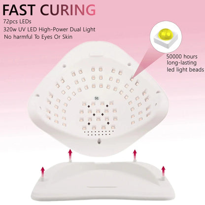 Sun X20 UV Lamp LED Nail Dryer With 72LEDS Mask Queen Nepal