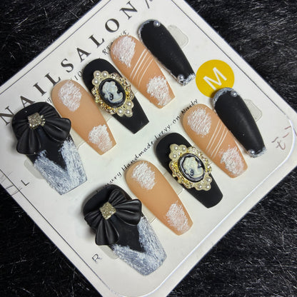 Press On Nails 10Pcs Code-Number (000+) Easy Beauty Nepal