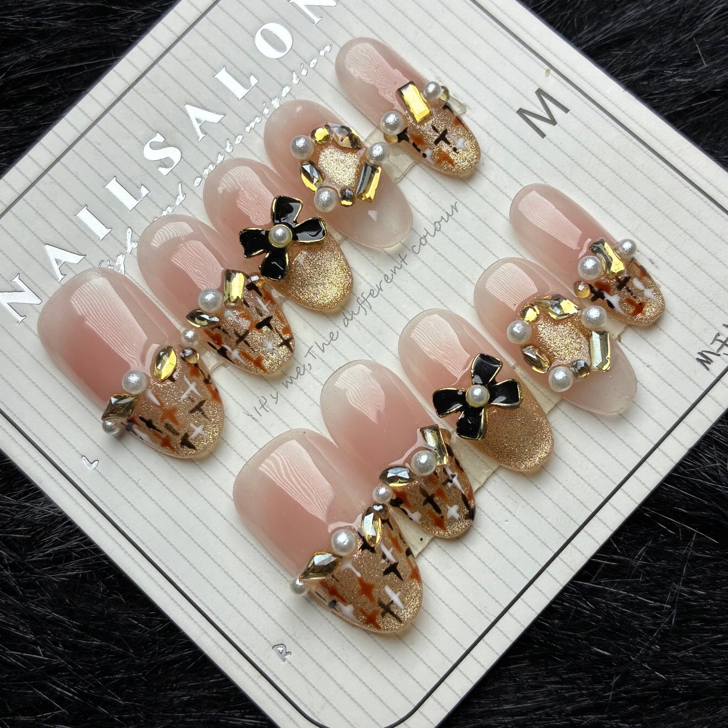Press On Nails 10Pcs Code-Number (2000+) Easy Beauty Nepal
