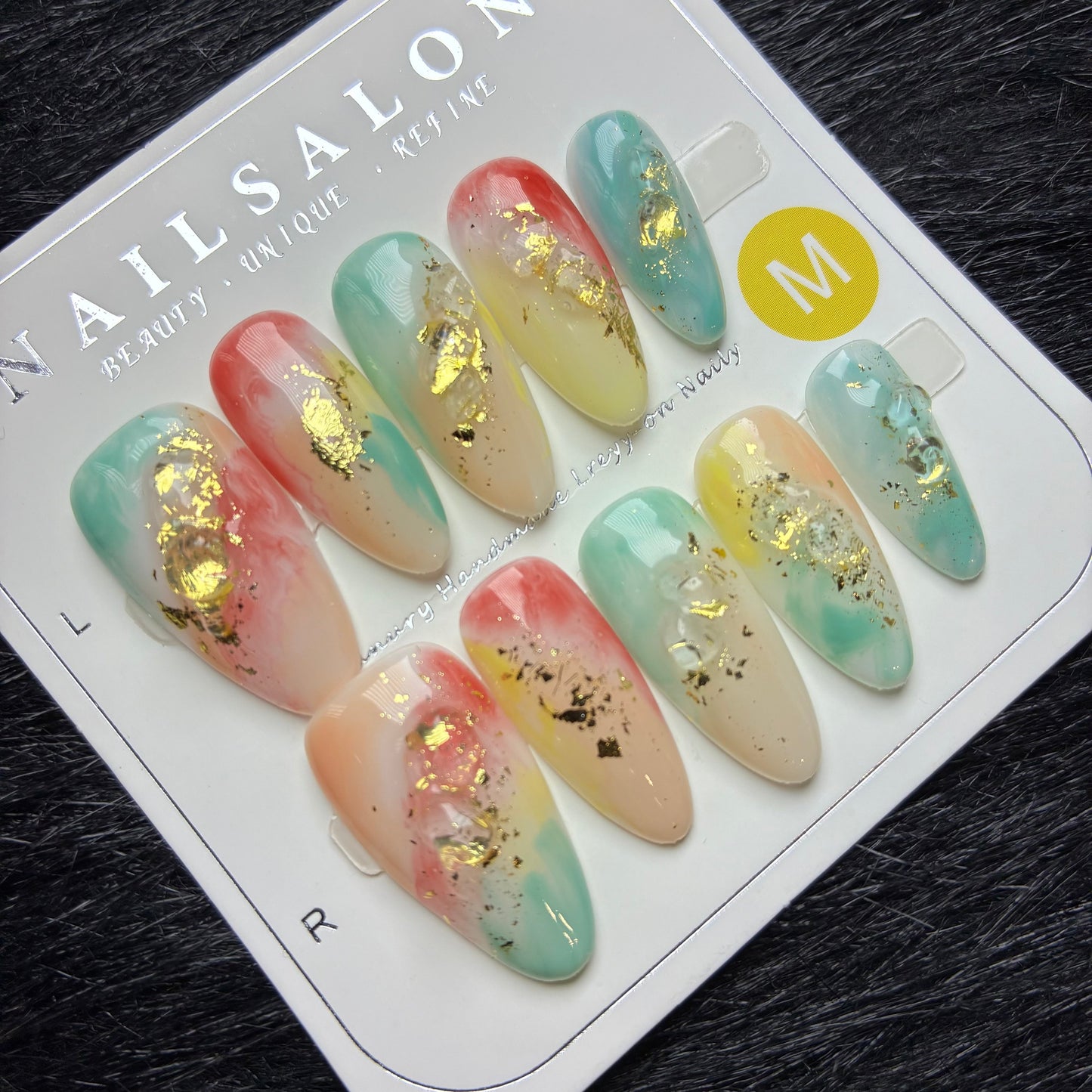 Press On Nails 10Pcs Code-Number (1000+) Easy Beauty Nepal