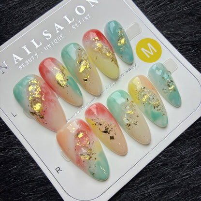 Press On Nails 10Pcs Code-Number (1000+) Easy Beauty Nepal