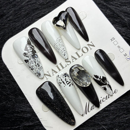 Press On Nails 10Pcs Code-Number (2000+) Easy Beauty Nepal