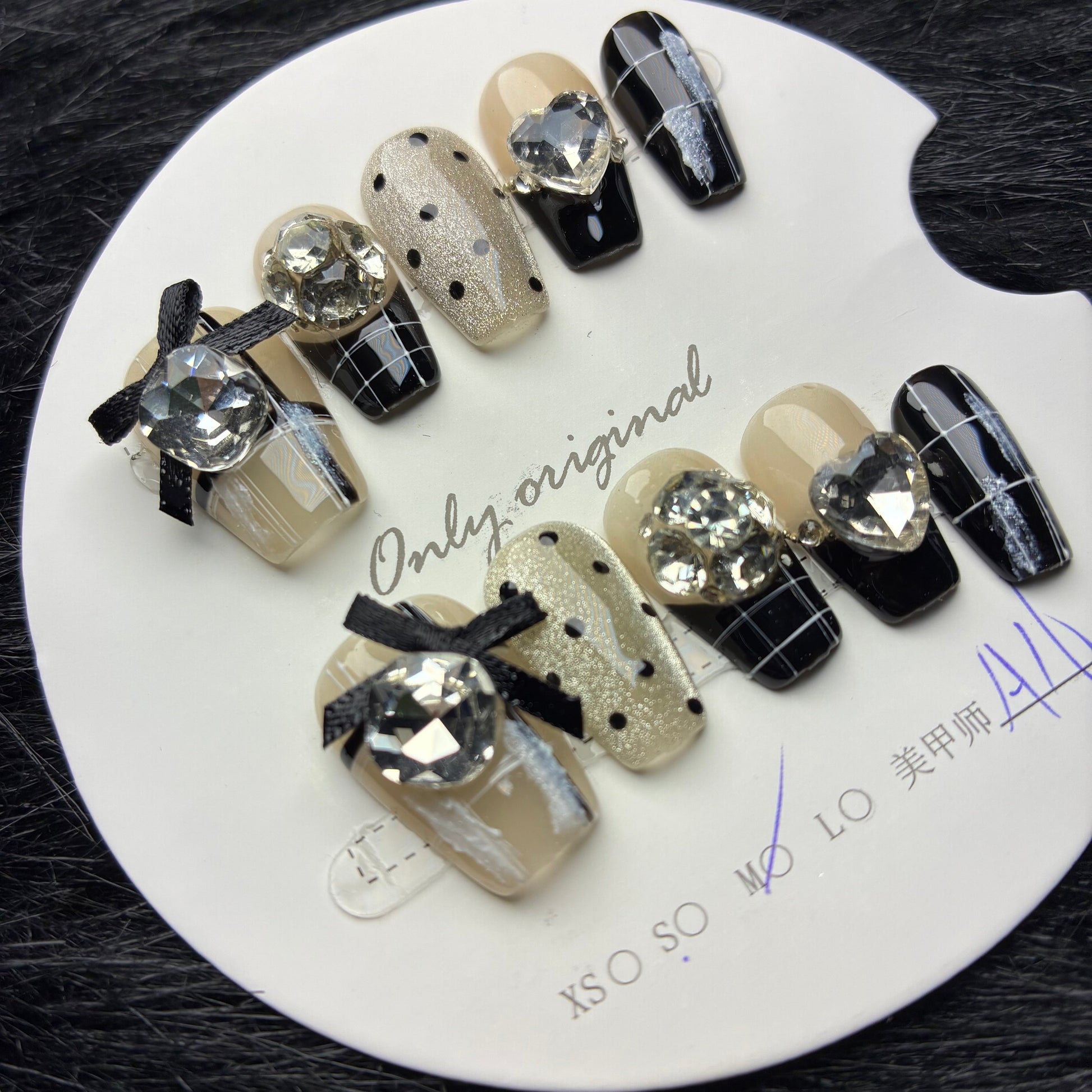 Press On Nails 10Pcs Code-MT Easy Beauty Nepal